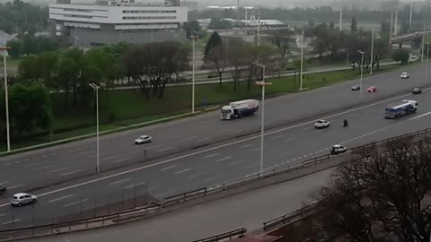 De arriba de un edificio la Autopista Buenos Aires General paz