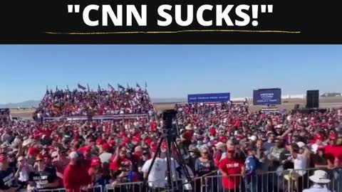 Trump Supporters to Jim Acosta: "CNN SUCKS!"