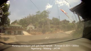 Kurang Persiapan Avanza G 2011 1300cc Gak Kuat Nanjak di Ngantang Malang JATIM