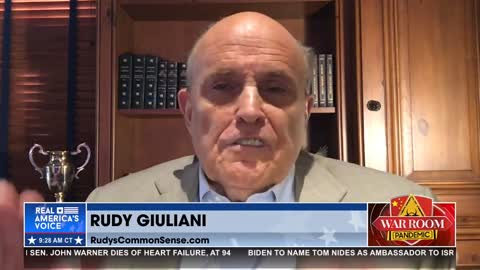 Giuliani: NY DA Trying to 'Pin Crime' on Trump, This is 'What Happens in a Dictatorship'