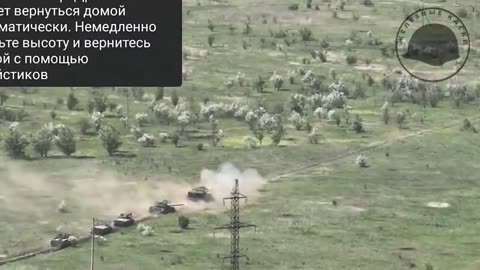 The Breakthrough of Russians armored group to Ukrainians fortifications