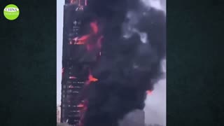 Coincidence 1 Major Fire + 6 fires in Changsha on Xi's day back to China Big explosion 7 years ago