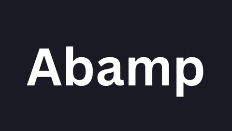 How to Pronounce "Abamp"