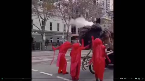 Satanic Ritual in Plain Sight in Melbourne