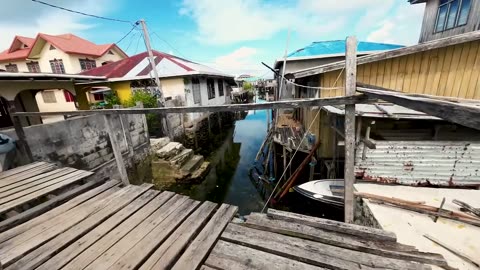 Philippines Venice Grand Canal! Sitangkai, Tawi-Tawi