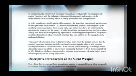 Silent Weapons For Quiet Wars Document - Full Document Read"