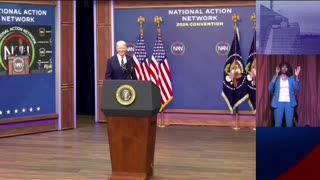 Biden Shows Intense Vigor As He Half-Jogs A Few Steps Out To His Fake Set To Give Virtual Remarks