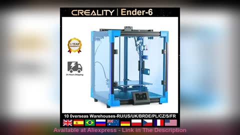 ☀️ Creality Ender-6 3D Printer Silence Mainboard TMC2208 Large 250x250x400mm Stable Core X-Y