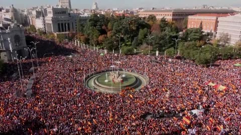 170,000 march in Spain against Catalan amnesty law