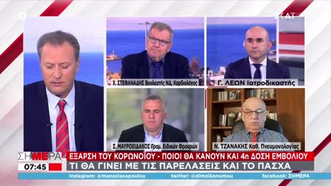 Άργησε ο Τζανάκης αλλά παραδέχτηκε ότι ο μαζικός εμβολιασμός θα φέρει και παρενέργειες