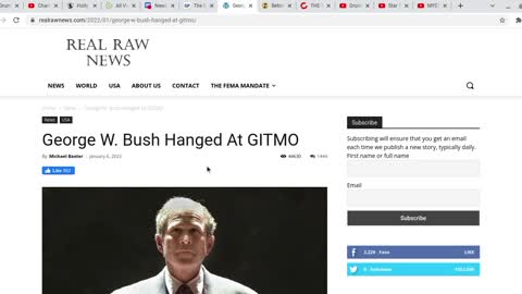 😵George [W] Bush Hanged At GITMO🤫