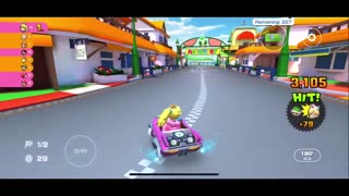 Mario Kart Tour - Peach Cup Gameplay (Peach vs. Daisy Tour)