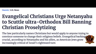 Israeli Persecution of Christians Has Begun