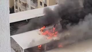 Incendio en conjunto residencial Torres de la Plazuela