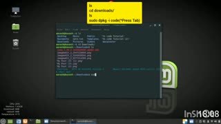Complete installation of Visual Studio Code June 2021 (version 1.58) in Linux Mint
