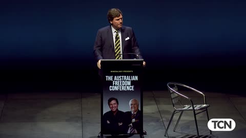 Tucker Reacts to Trump vs. Biden Debate During Sydney, Australia Speech