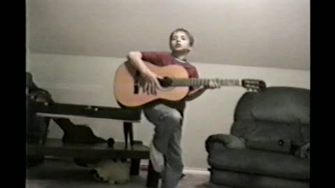 Rock Star Boy Plays Too Rough With Guitar And Snaps It In Half