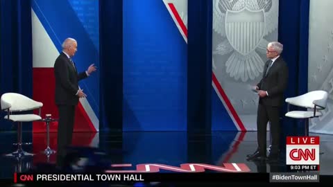 Biden Caught In Massive Lie During CNN TownHall 2/17/2021