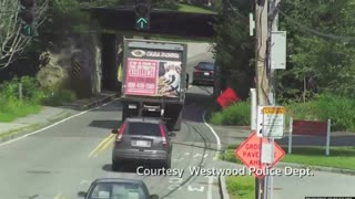 Multiple truck drivers slam into notorious bridge