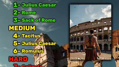 HISTORY QUIZ - What Do YOU Know about The Romans?