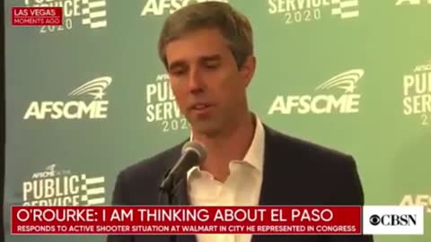 Beto O'Rourke Laughs at the El Paso Shooting