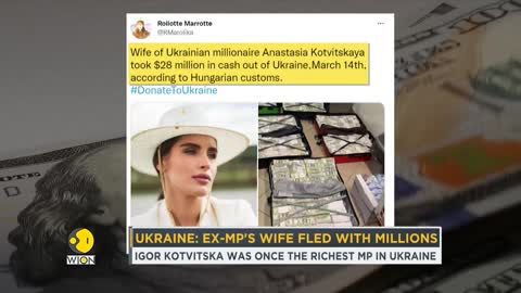 Wife of former Ukrainian MP tries to flee country with 28 million dollars and 1.3 million euros