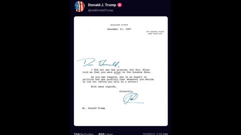 Nixon on Trump