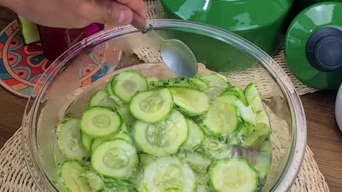 When I Made This Zucchini Salad, I Never Stopped Making It!