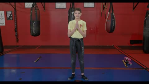Kid Warriors' Muay Thai Martial Arts - Belt Tying