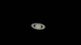 Saturn seen through Meade LX200 8 SCT