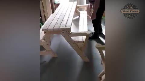 Just open the bench and...wow, nice! | Woodwork Planet