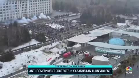 Violent protests in Kazakhstan over fuel prices and gov corruption.