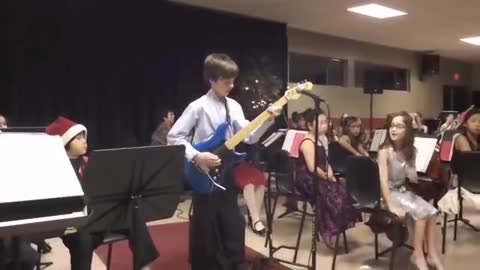 Check Out This 10-Year-Old Totally Crushing A Van Halen Guitar Solo