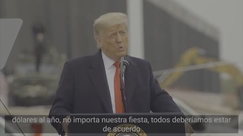 El presidente Trump durante su visita al Álamo, Texas subtítulos en español 12 enero 2021
