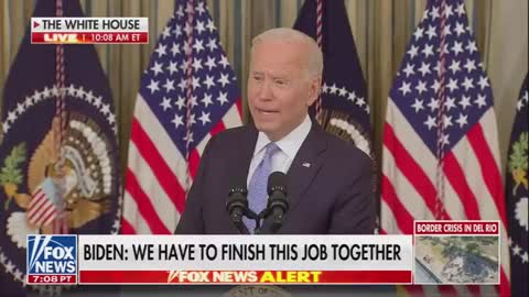 Biden Demonizes Border Agents, Accuses Them of "Strapping" Migrants at Border