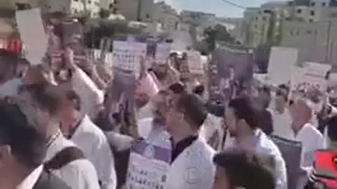 👨‍⚕️🇵🇸 Israel War | Hebron Medical Staff Protests IDF Siege on Gaza Hospitals | RCF