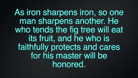 Proverbs 27