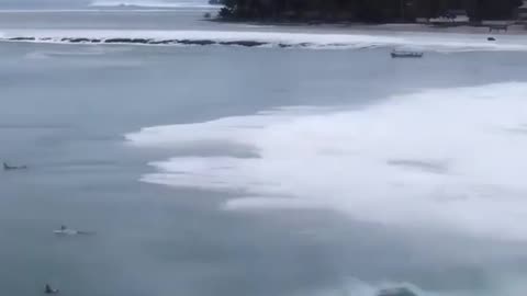 water surfing