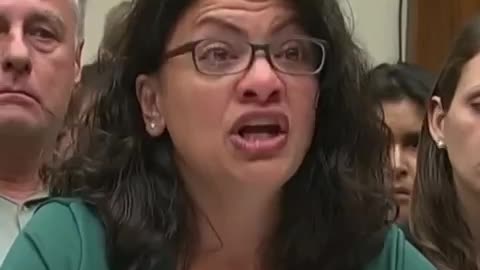 Rashida had nothing to say about Hamas killing children. But here she is crying about the border