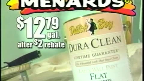 March 2002 - Paint Sale at Menards