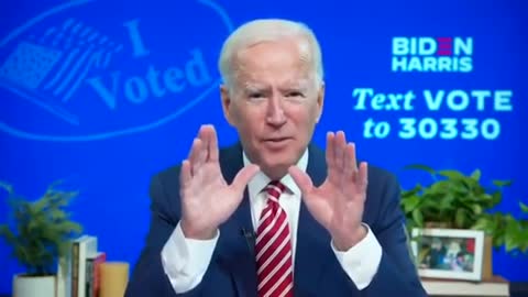 Biden admits to voter fraud