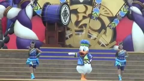 Special MR Duck Perform Special Show On Stage