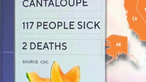 BREAKING 🚨SALMONELLA OUTBREAK IN CANTALOUPES IN U.S.& CANADA