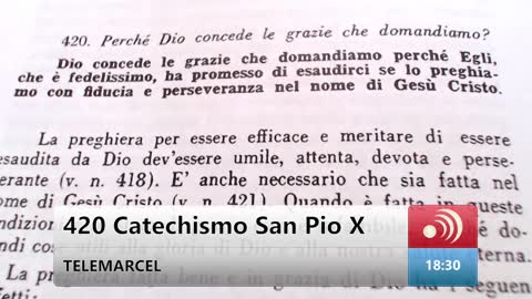 421, 422 (prima parte) Catechismo San Pio X