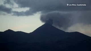 Pacaya volcano erupts in Guatemala