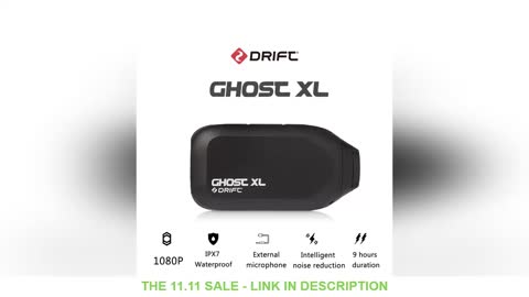 Drift Ghost XL IPX7 Waterproof Action Camera Sport 1080P WiFi Helmet Video For Motorcycle Helmet