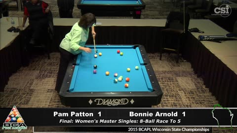 FINALS: Pam Patton vs Bonnie Arnold ▸ 2015 BCAPL Wisconsin State Championships