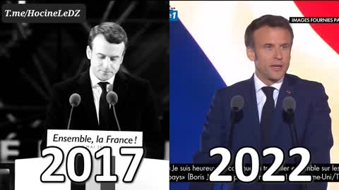 Le zapping politique : Macron 2017 vs Macron 2022 : un copié-collé avec les mêmes BOBARDS !