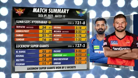 Match 10 LSG Vs SH