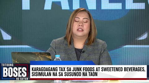 Karagdagang tax sa junk foods at sweetened beverages, sisimulan na sa susunod na taon